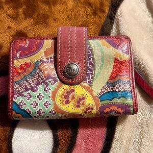 Fossil Women's Colorful Patchwork Wallet